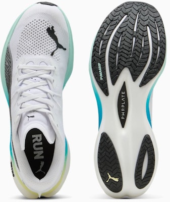 Deviate Nitro 3 Wide PUMA White-Speed Blue 378449-07 Shop Deviate Nitro 3 Wide PUMA White-Speed Blue 378449-07