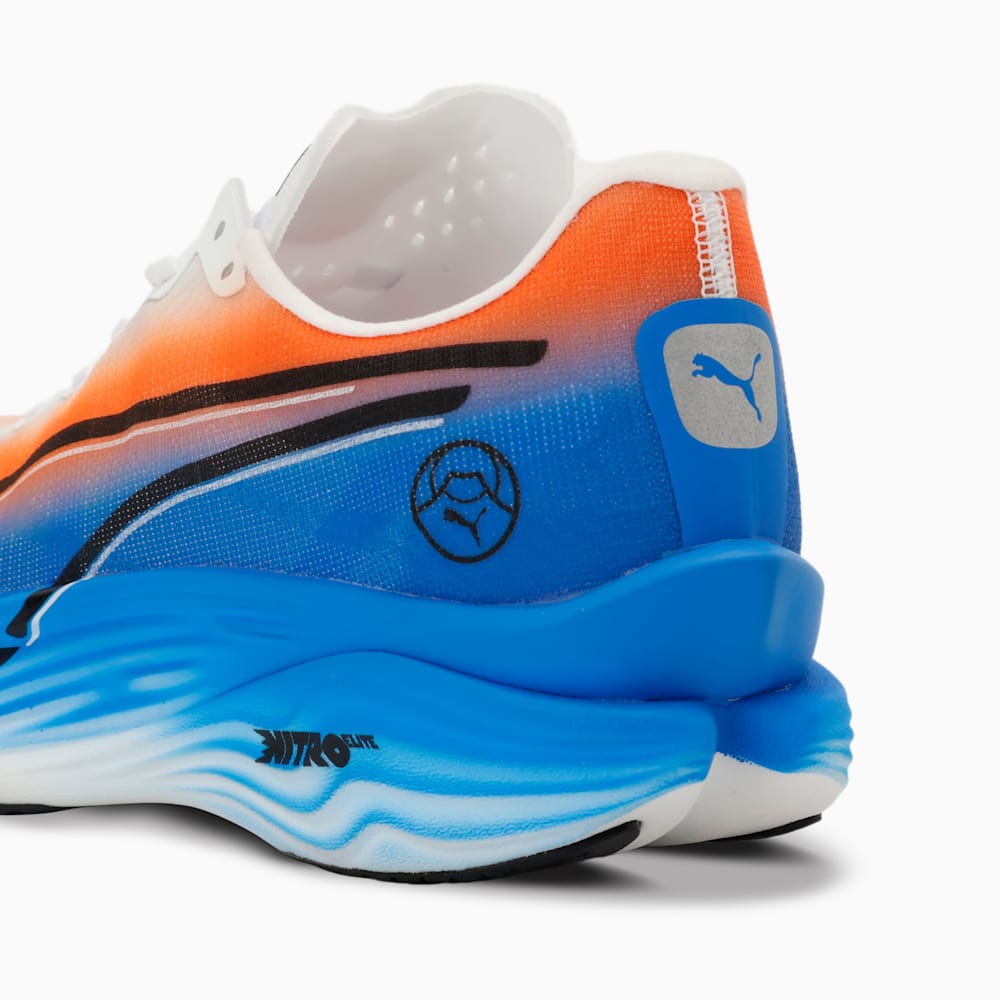 Lookbook Deviate Nitro Elite 3 Ekiden PUMA Putih-Heat Fire-Hitam 313420-01