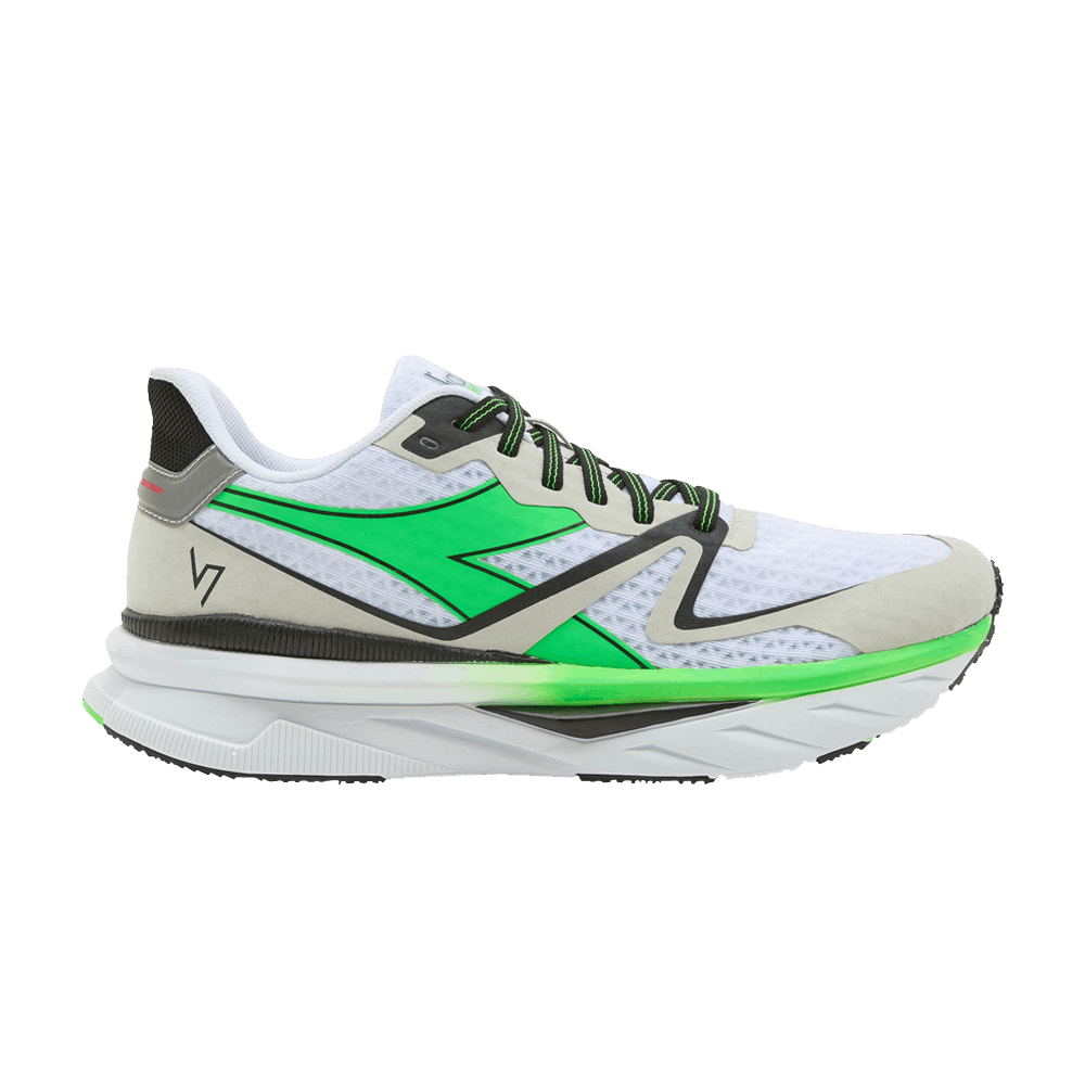 Diadora Atomo V7000 'White Green Fluorescent' 101-179073-C6030