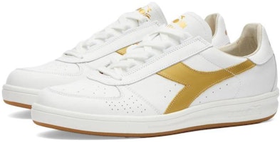 Diadora B.Elite H Buatan Italia 'Putih Emas' 201-176277-C1070 Lookbook Diadora B.Elite H Buatan Italia 'Putih Emas' 201-176277-C1070