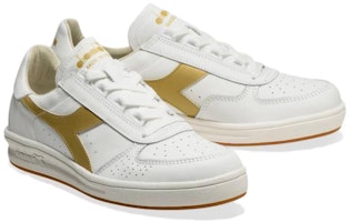 Diadora B.Elite H Buatan Italia 'Putih Emas' 201-176277-C1070 Shop Diadora B.Elite H Buatan Italia 'Putih Emas' 201-176277-C1070