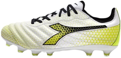 Diadora Brasil Elite GR LT LP12 'White Fluorescent Yellow' 101-179599-C5702 Diadora Brasil Elite GR LT LP12 'White Fluorescent Yellow' 101-179599-C5702