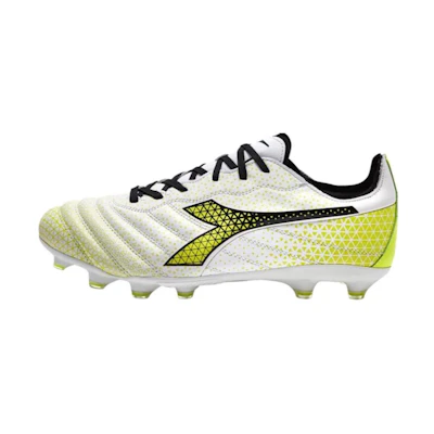 Diadora Brasil Elite GR LT LP12 'White Fluorescent Yellow'