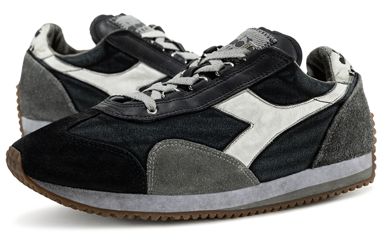Lookbook Diadora Equipe H Dirty Stone Wash Evo 'Black Grey' 201-174736-C2541