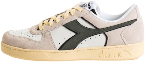 Diadora Magic Basket Low 'White Dark Forest' 501-178565-C7727 Diadora Magic Basket Low 'White Dark Forest' 501-178565-C7727