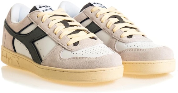 ディアドラ マジックバスケットLOW "白/深緑" (Diadora Majikku Basuketto LOW "Shiro/Fukamidori") 501-178565-C7727 Shop ディアドラ マジックバスケットLOW "白/深緑" (Diadora Majikku Basuketto LOW "Shiro/Fukamidori") 501-178565-C7727