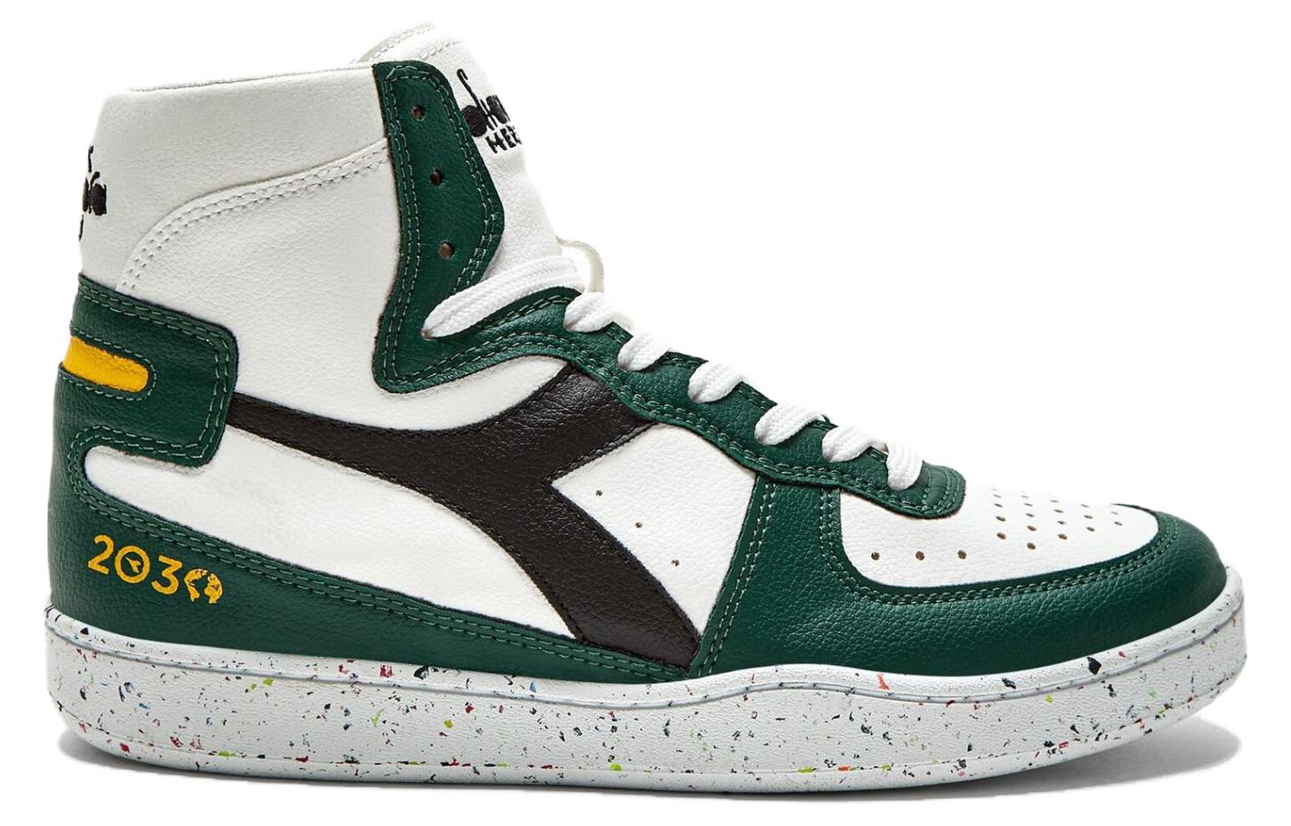 Diadora Mi Basket '2030 - White Green' 圖 2