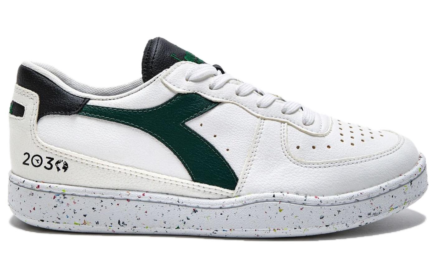 Diadora Mi Basket Low '2030 - White Green' 圖 2