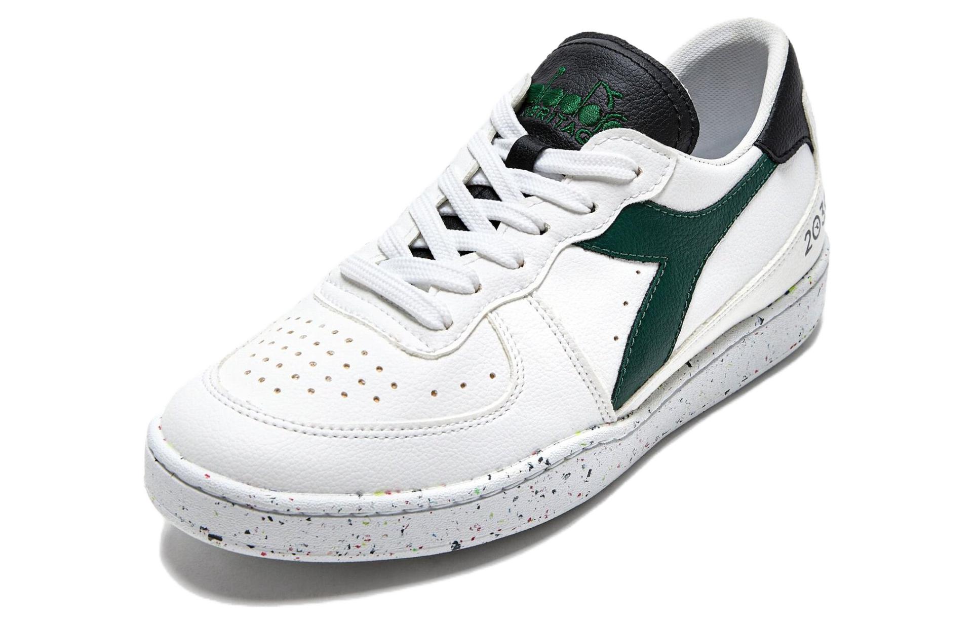 Diadora Mi Basket Low '2030 - White Green' 圖 4