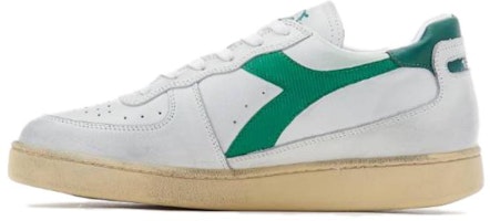 Diadora Mi Basket Low Used 'White Verdant Green' 201-179043-C6834 Diadora Mi Basket Low Used 'White Verdant Green' 201-179043-C6834