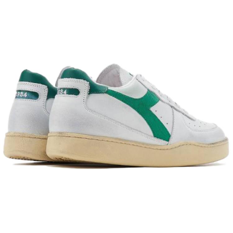 Shop Diadora Mi Basket Low Usado 'Blanco Verde Esmeralda' 201-179043-C6834