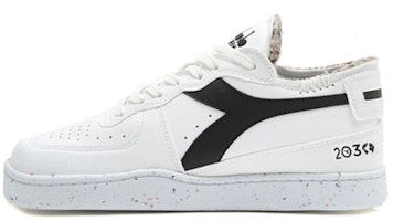 Diadora Mi Basket Row Cut 2030 'White Black' 201-178543-C0351 Diadora Mi Basket Row Cut 2030 'White Black' 201-178543-C0351