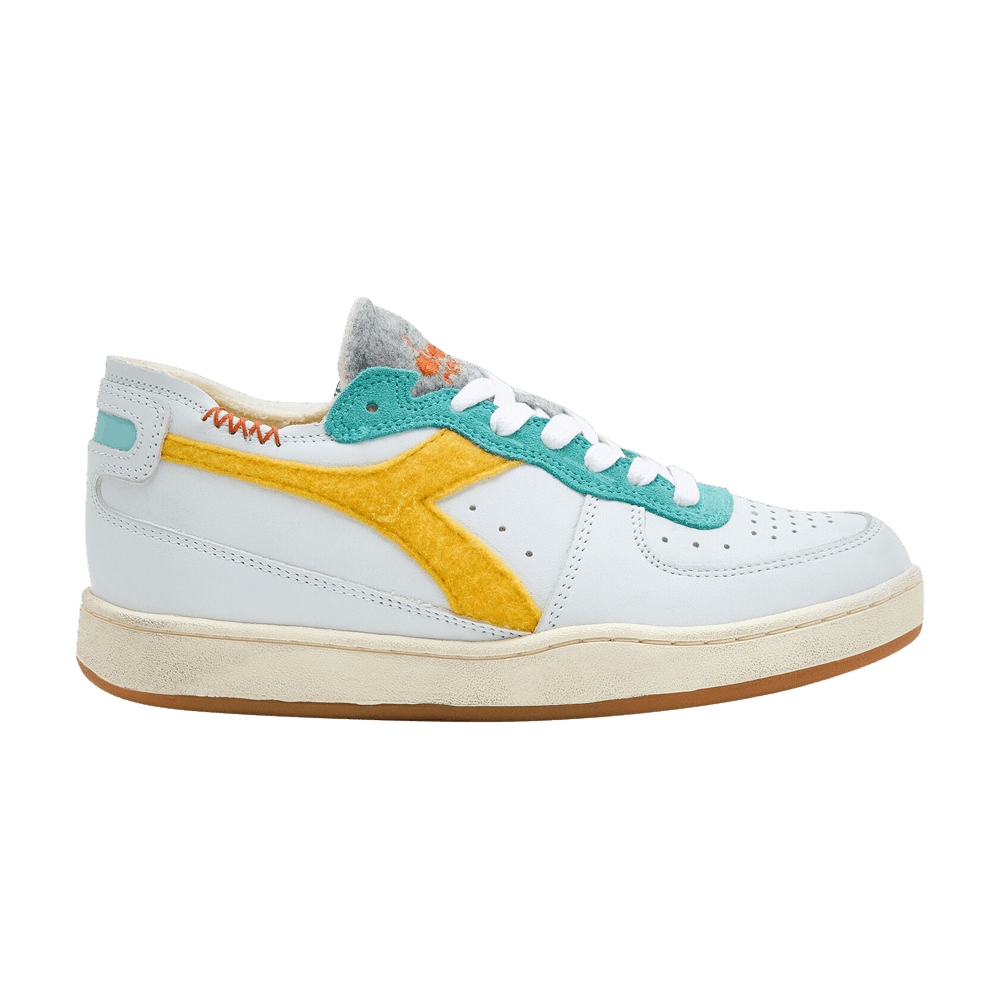 Diadora Mi Basket Row Cut 'White Banana' 201-178541-C9158