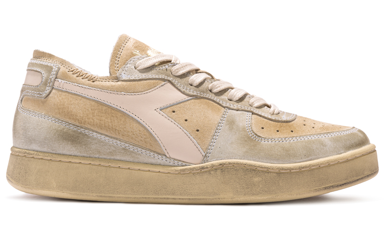 Diadora Mi Basket Row Cut Made In Italy 'Beige Almond Oil' 圖 2