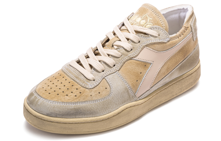 Diadora Mi Basket Row Cut Made In Italy 'Beige Almond Oil' 圖 3