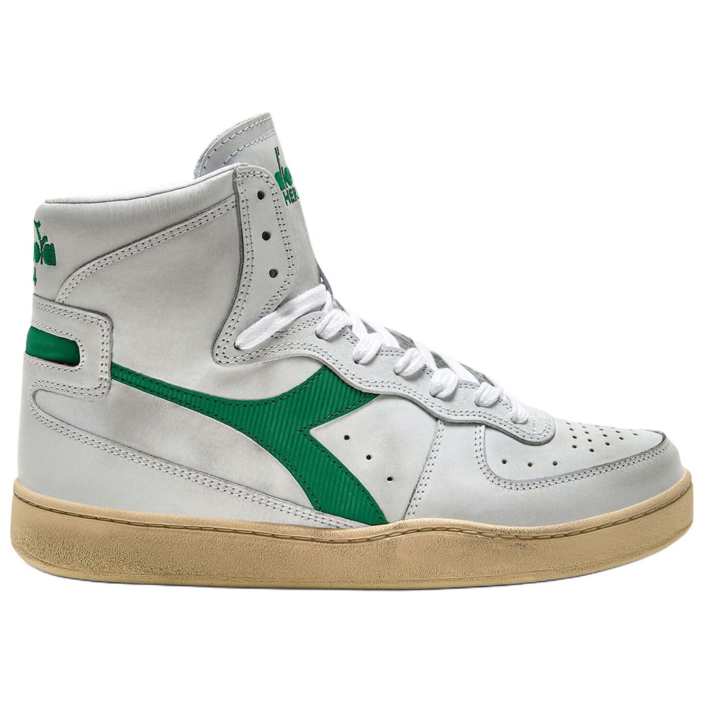 Diadora Mi Basket Used 'White Verdant green' 圖 2