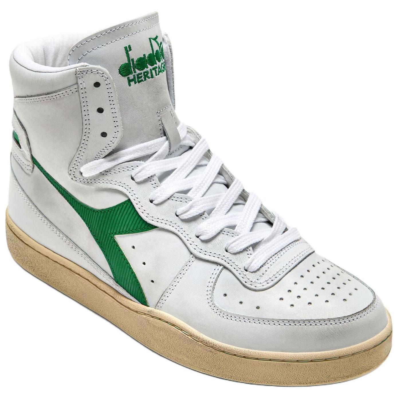Diadora Mi Basket Used 'White Verdant green' 圖 3