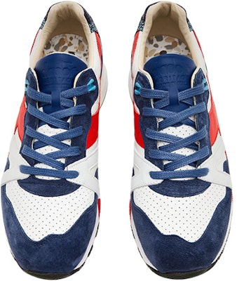 ディアドラ N9000 イタリア製 白/紺 201-177990-C8186 Shop ディアドラ N9000 イタリア製 白/紺 201-177990-C8186