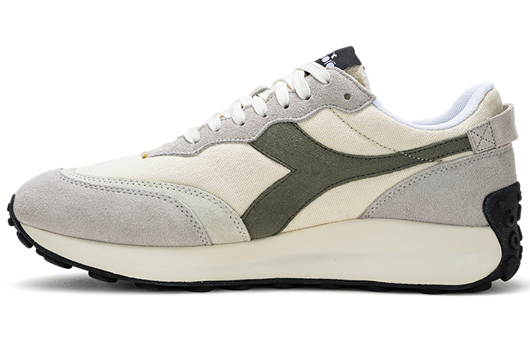 Diadora Race Retro Low-Top Running Shoes White Gray 501.179801C7901