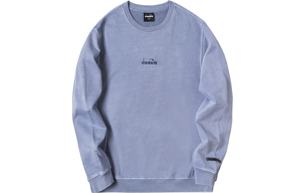 Diadora Vintage Washed Crewneck Pullover Sweatshirt Blue (Unisex) D111SW01UBU