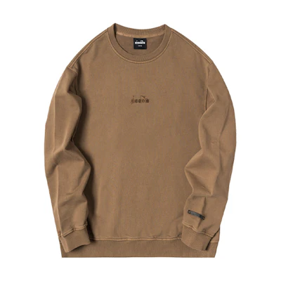 Diadora Vintage Washed Crewneck Sweatshirt Deep Brown (Unisex) D111SW01UBR