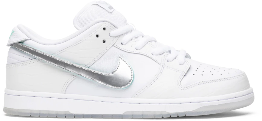 Diamond Supply Co. x Nike SB Dunk Low Pro White Diamond BV1310