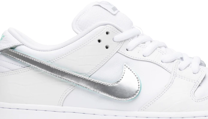 다이아몬드 서플라이 x 나이키 SB 덩크 로우 프로 '화이트 다이아몬드' BV1310-100 Order 다이아몬드 서플라이 x 나이키 SB 덩크 로우 프로 '화이트 다이아몬드' BV1310-100