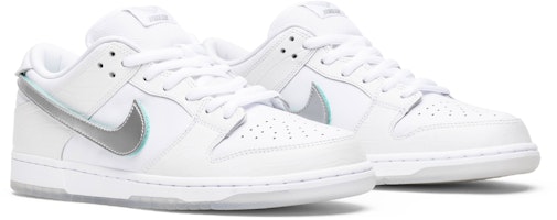 Diamond Supply Co. x Nike SB Dunk Low Pro 'White Diamond' Putih BV1310-100 Cheap Diamond Supply Co. x Nike SB Dunk Low Pro 'White Diamond' Putih BV1310-100