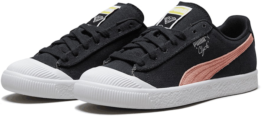 Diamond Supply Co. x PUMA Clyde Court 鑽石聯名款 防滑減震 低幫 板鞋 男女同款 黑橘色 Lookbook Diamond Supply Co. x PUMA Clyde Court 鑽石聯名款 防滑減震 低幫 板鞋 男女同款 黑橘色