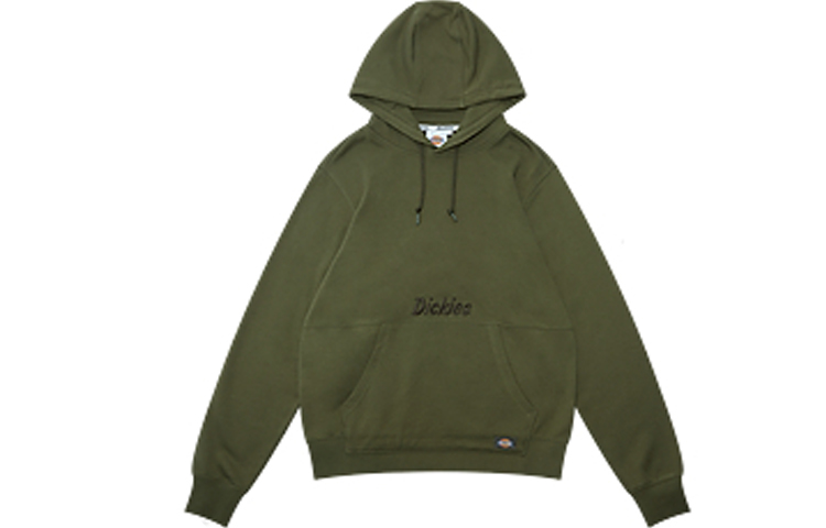Dickies 3D Embroidered Letter Hoodie Military Green - Pullover DK009445MGR