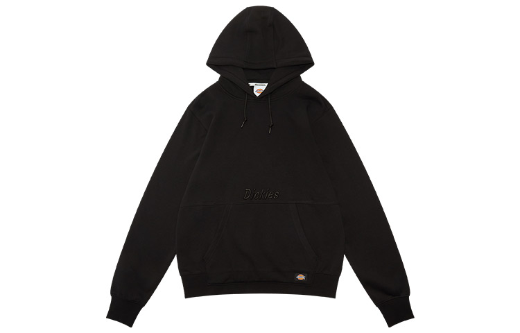 Dickies 3D Embroidered Logo Hoodie Black DK009445BLK