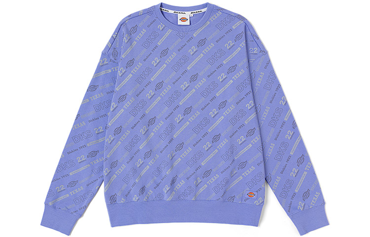 Dickies All-Over Logo Print Sweatshirt Unisex Lavender DK011262E56