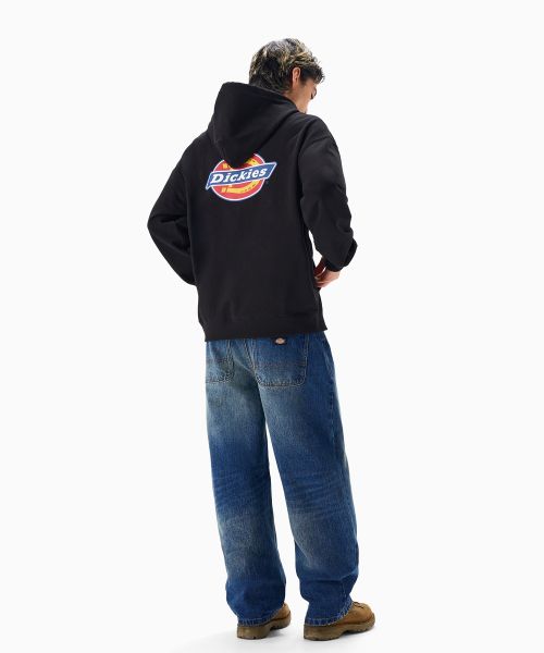 Sizing Dickies Back Tree Logo Hoodie Black DKFTK9A02BK