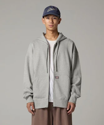 Dickies Basic Logo Hoodie Zip-Up Melange Gray DIKU252LRZH003GR0 Buy Dickies Basic Logo Hoodie Zip-Up Melange Gray DIKU252LRZH003GR0