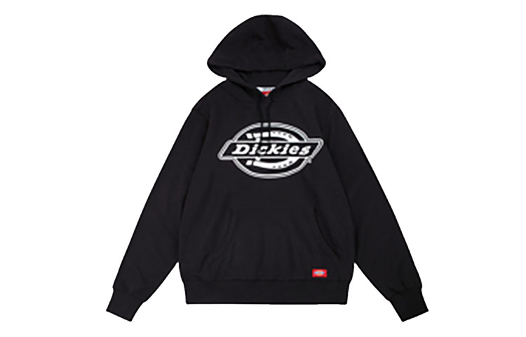 Dickies Black Cotton Fleece Pullover Sweatshirt Casual Wear DK007305CC2