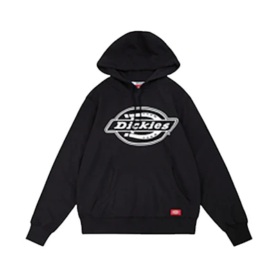 Dickies Black Cotton Fleece Pullover Sweatshirt Casual Wear DK007305CC2