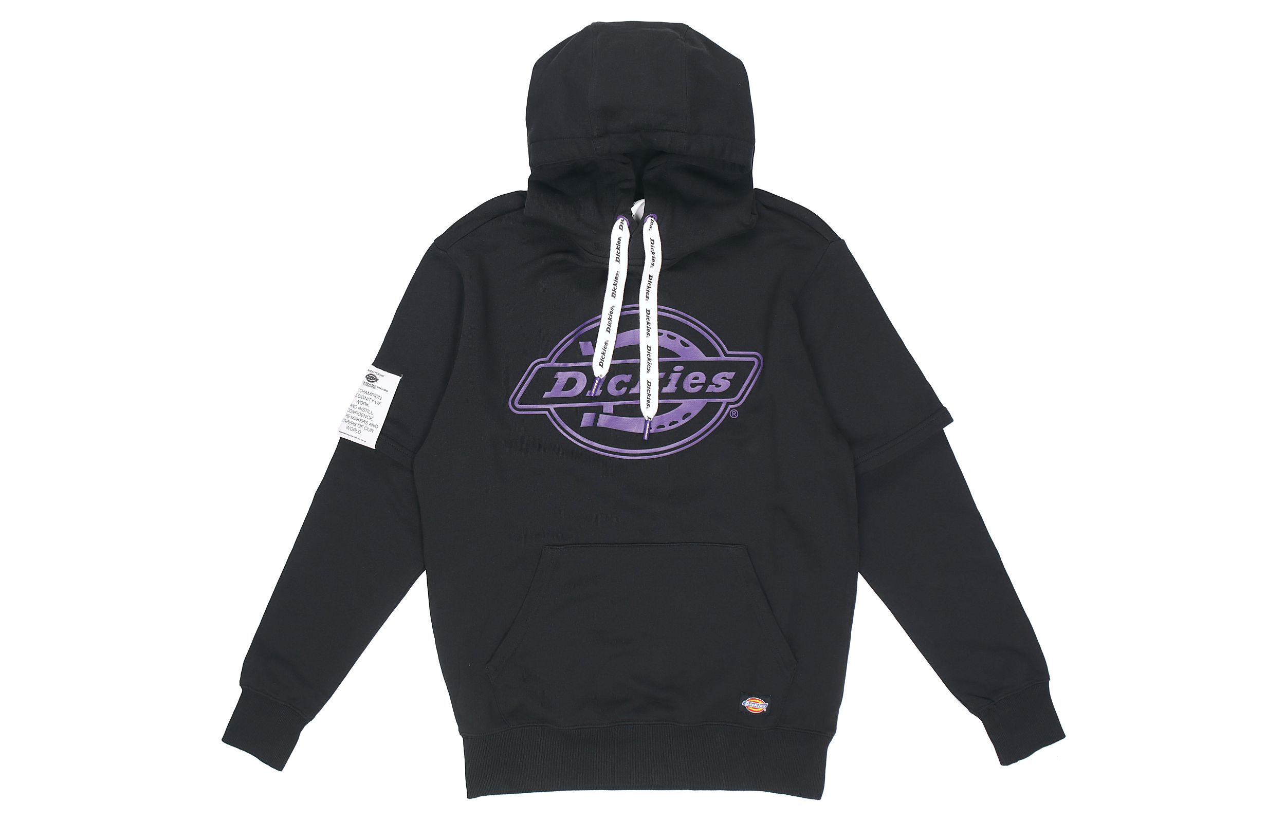 Dickies Black Dual-Layered Pullover Hoodie DK007406CC2