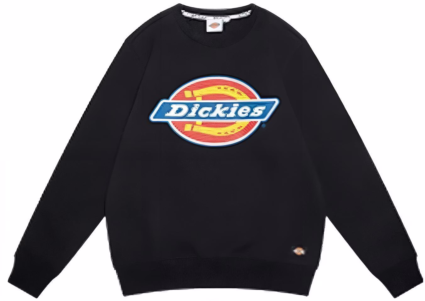 dickies-black-fleece-lined-logo-crewneck-pullover-sweatshirt-dk-009474-blk