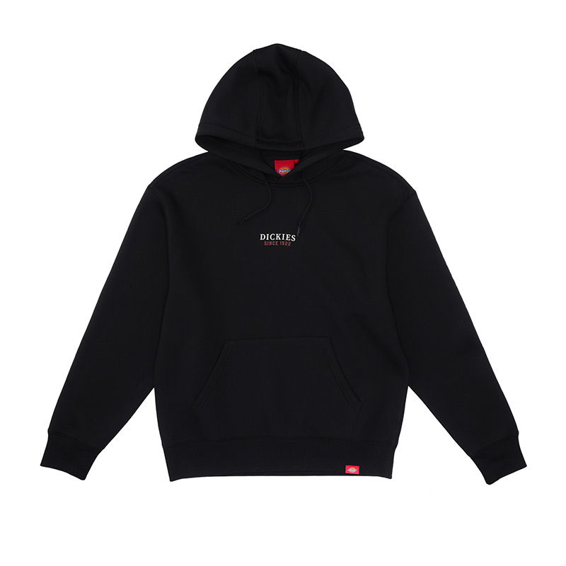 Dickies Black Hoodie with Back Logo Print DK012605BLK