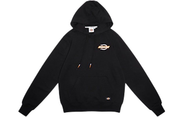 Dickies Black Hoodie with Letter Logo Print DK009470BLK