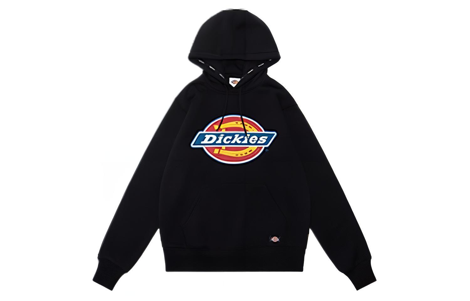 Dickies Black Hoodie with Logo Print DK009473BLK