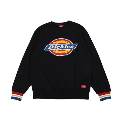Dickies Black Long-Sleeve Sweater with Sleeve Print DK008147BLK