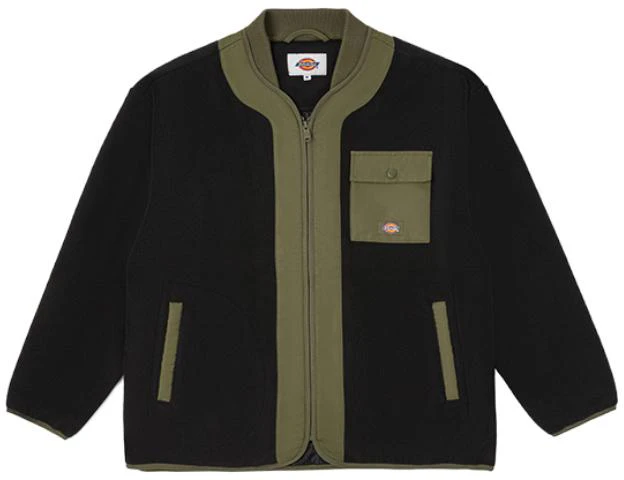 dickies-black-patchwork-zip-up-baseball-collar-work-jacket-unisex-dk-011259-cc-2