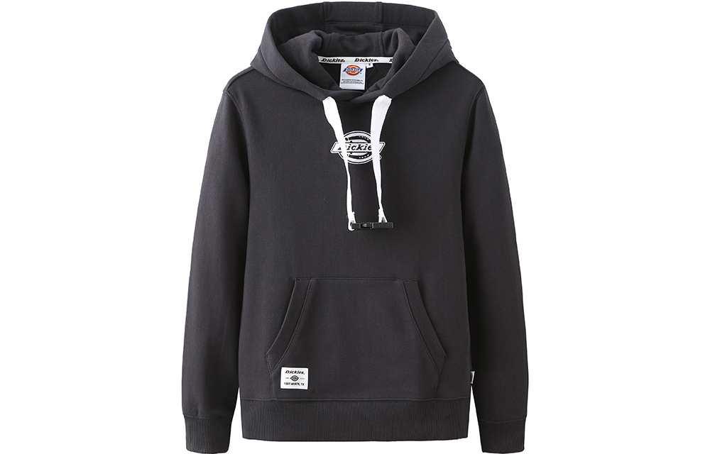 Dickies Black Pullover Hoodie with Letter Print DK007509CC21