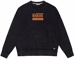 Dickies Black Relaxed Fit Crewneck Sweatshirt DK010960BLK Dickies Black Relaxed Fit Crewneck Sweatshirt DK010960BLK