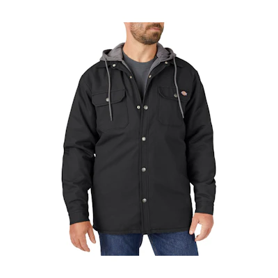 Dickies Black Solid Comfortable Loose Fit Hoodie Jacket TJ213-BK