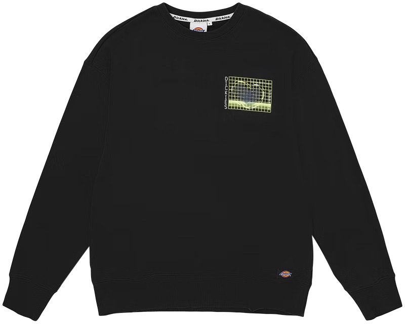 dickies-black-unisex-crewneck-sweatshirt-with-graphic-print-design-dk-011044-blk