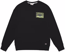Dickies Black Unisex Crewneck Sweatshirt with Graphic Print Design DK011044BLK Dickies Black Unisex Crewneck Sweatshirt with Graphic Print Design DK011044BLK