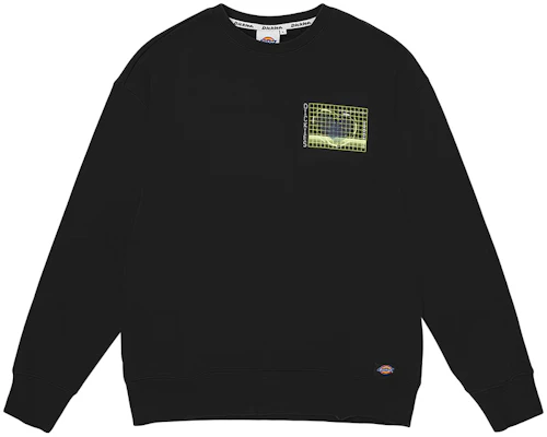 Dickies Black Unisex Crewneck Sweatshirt with Graphic Print Design DK011044BLK Buy Dickies Black Unisex Crewneck Sweatshirt with Graphic Print Design DK011044BLK