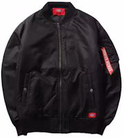 Order Dickies Black Varsity Jacket with Bright Ribbon Trim DK007003CC2